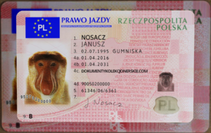 dokumenty kolekcjonerskie - prawo jazdy kolekcjonerskie polskie